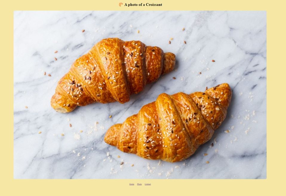 Croissant Website